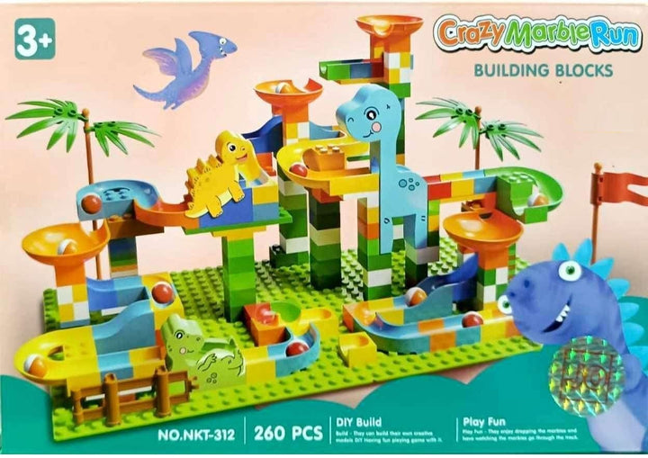 Juego Laberinto De Canicas 260 Piezas Dinosaurio