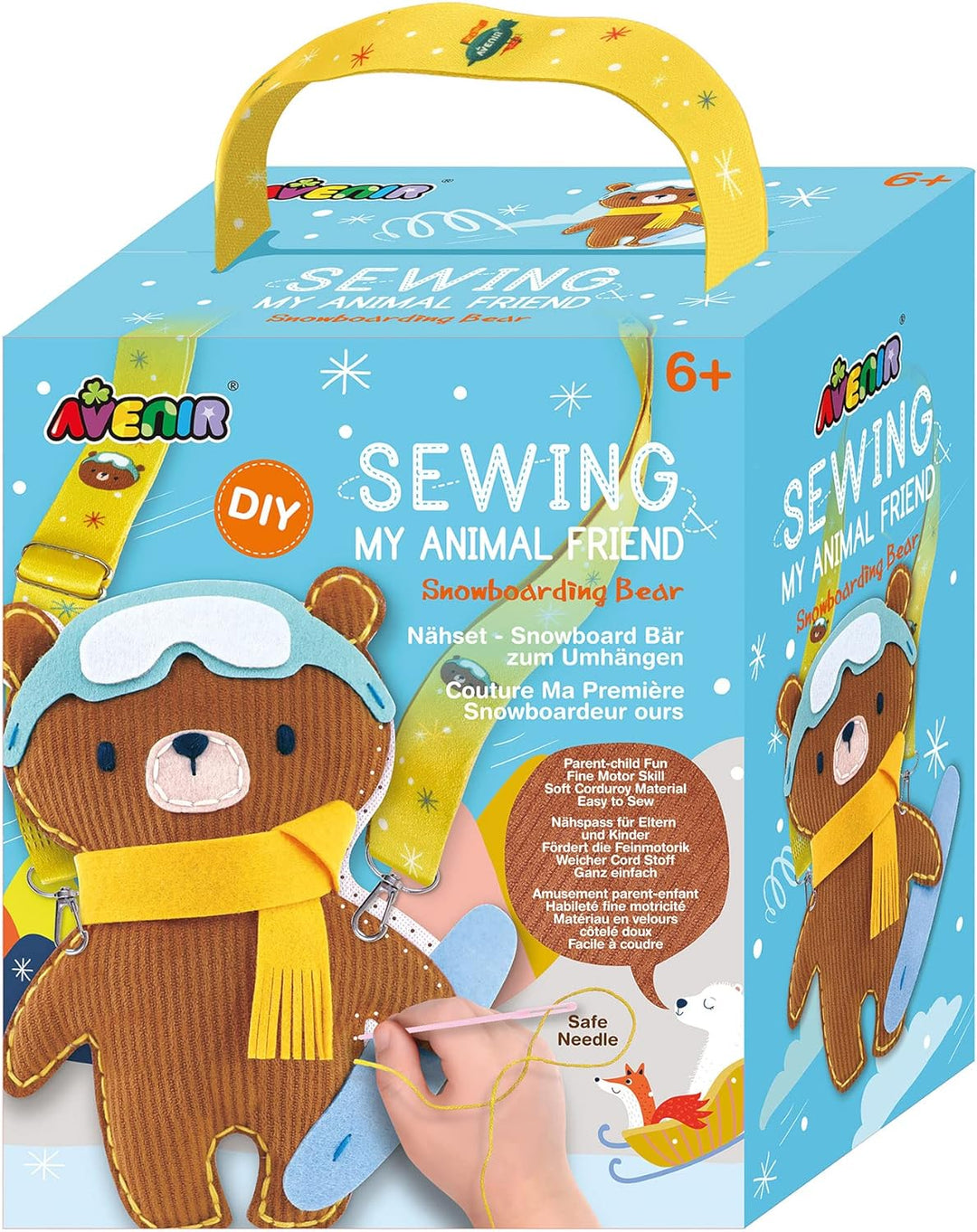 Set De Arte Y Manualidades Oso De Peluche Tejido
