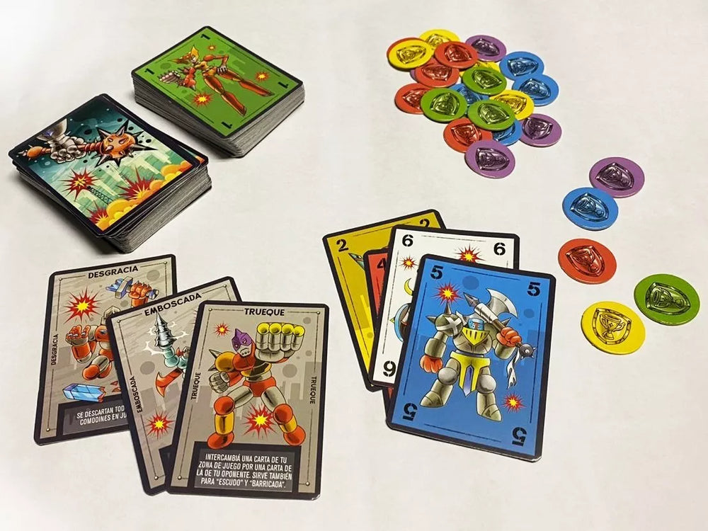 Juego De Mesa Robots Estrategia Para Niños Y Adultos