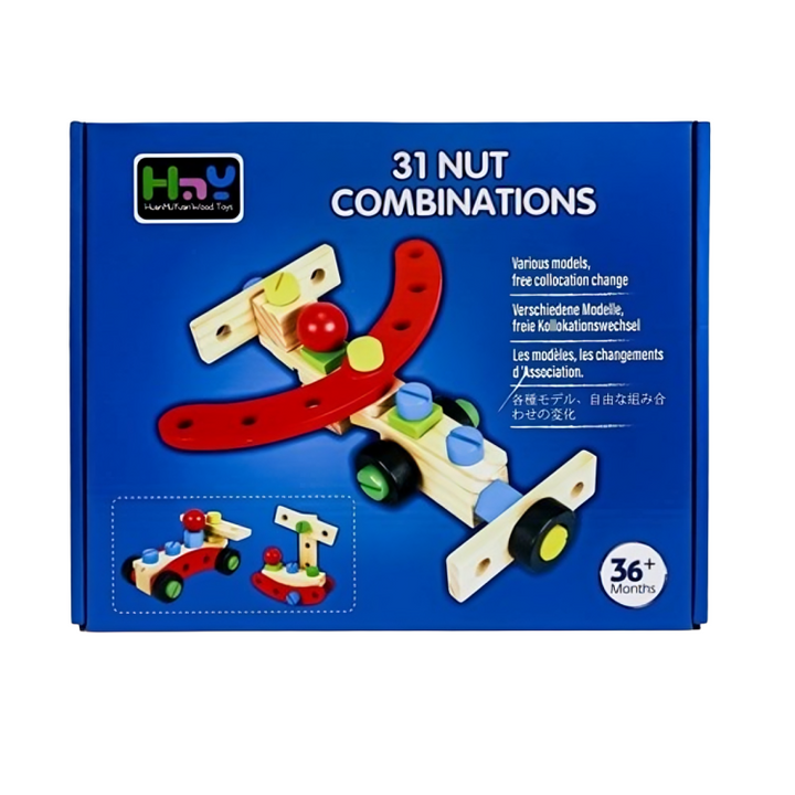 Juego Armatodo De Madera 31 Piezas