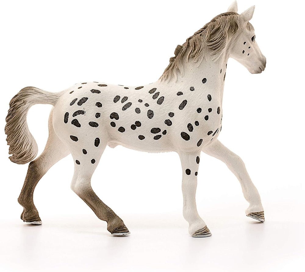 Figura Animales Caballo Knabstrupper Pintado A Mano