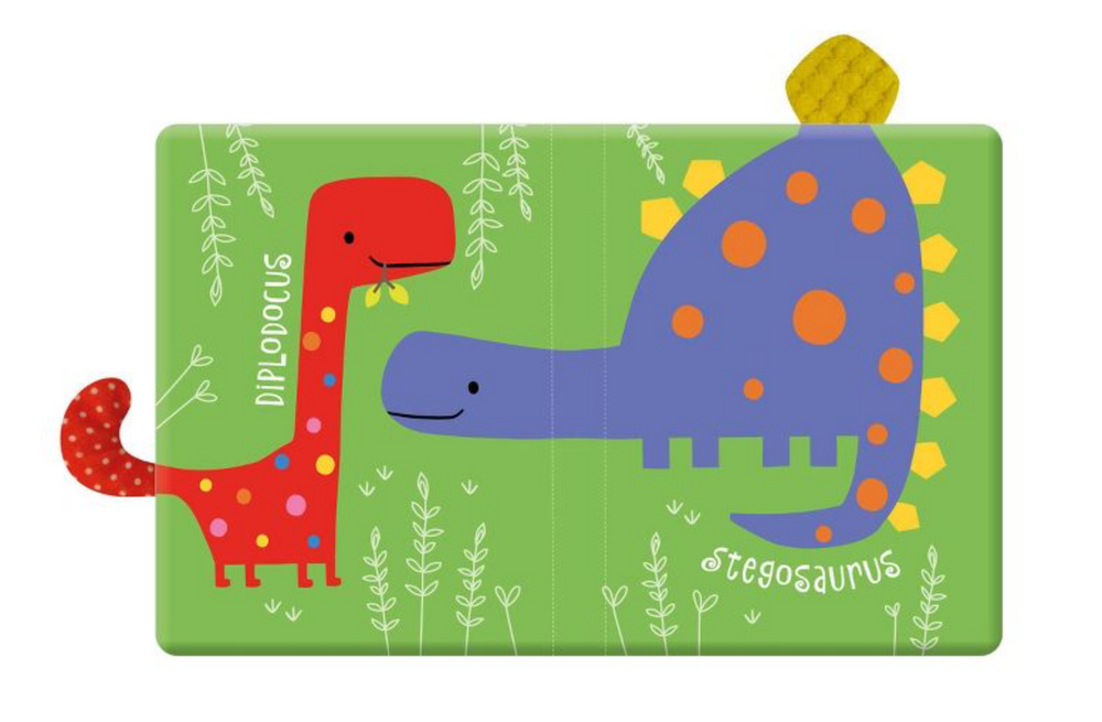 Libro De Texturas Suave Dinosaurio