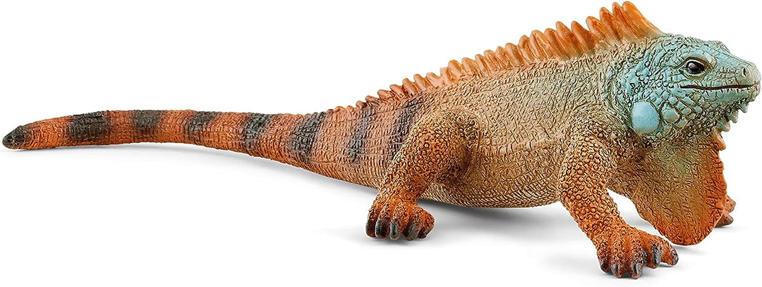 Figura Animales Iguana Pintado A Mano