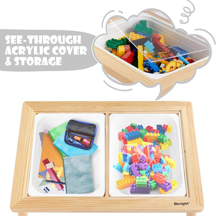 Mesa Sensorial Montessori 2 En 1 Acrílica