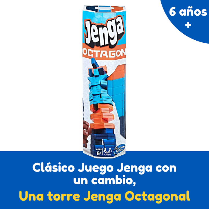 Juego De Mesa Jenga Octagonal Edición Limitada