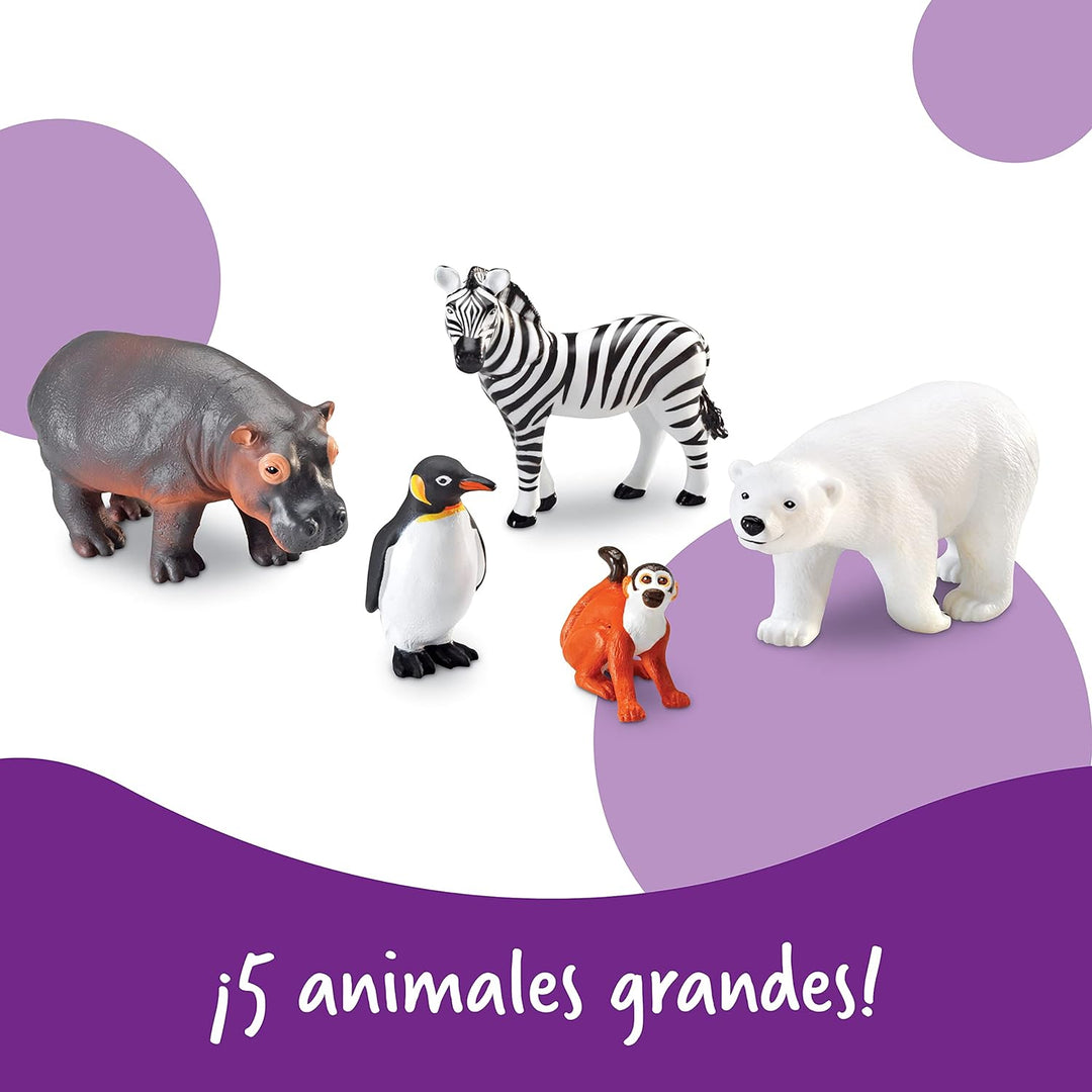 Set Animales Del Zoologico Jumbo Figuras Coleccionables