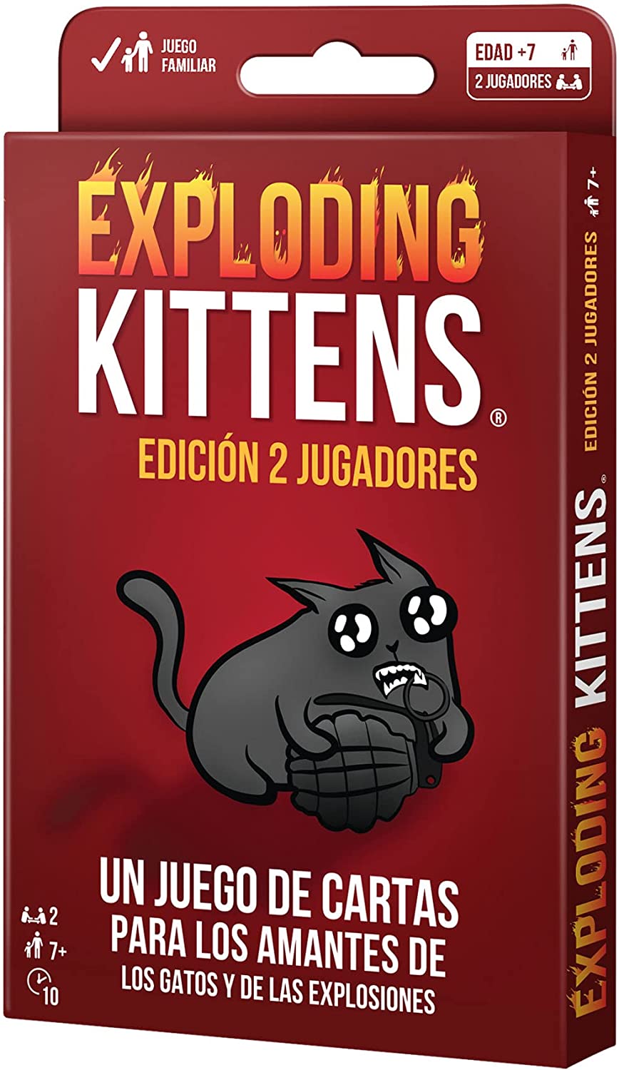 Juego De Mesa Exploding Kittens 2 Jugadores