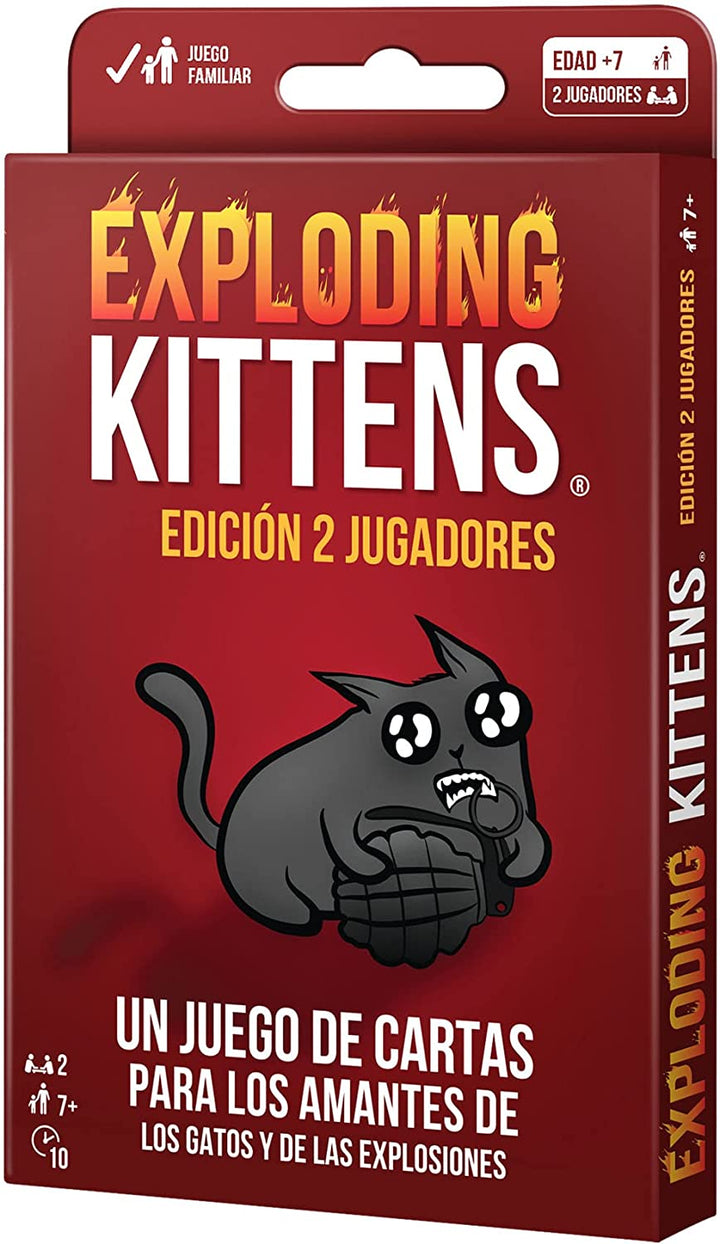 Juego De Mesa Exploding Kittens 2 Jugadores