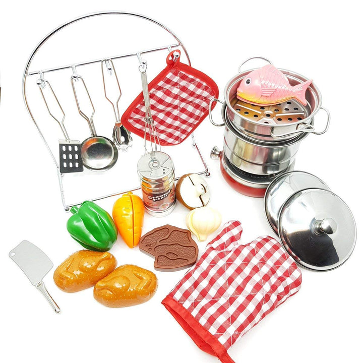 Set De Accesorios Cocina 25 Piezas Para Niños