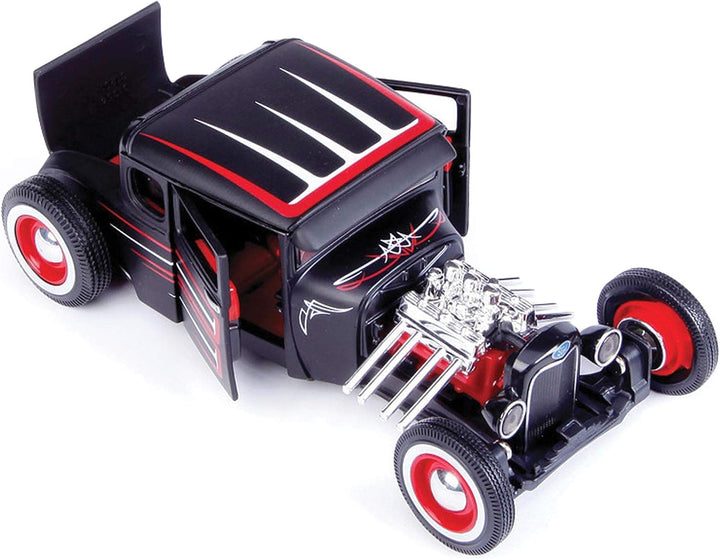 Carro A Escala 1/24 Ford 1929 Modelo A Hot Rod Para Armar