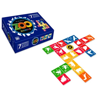 Juego De Mesa Domino 7 en 1 Animales
