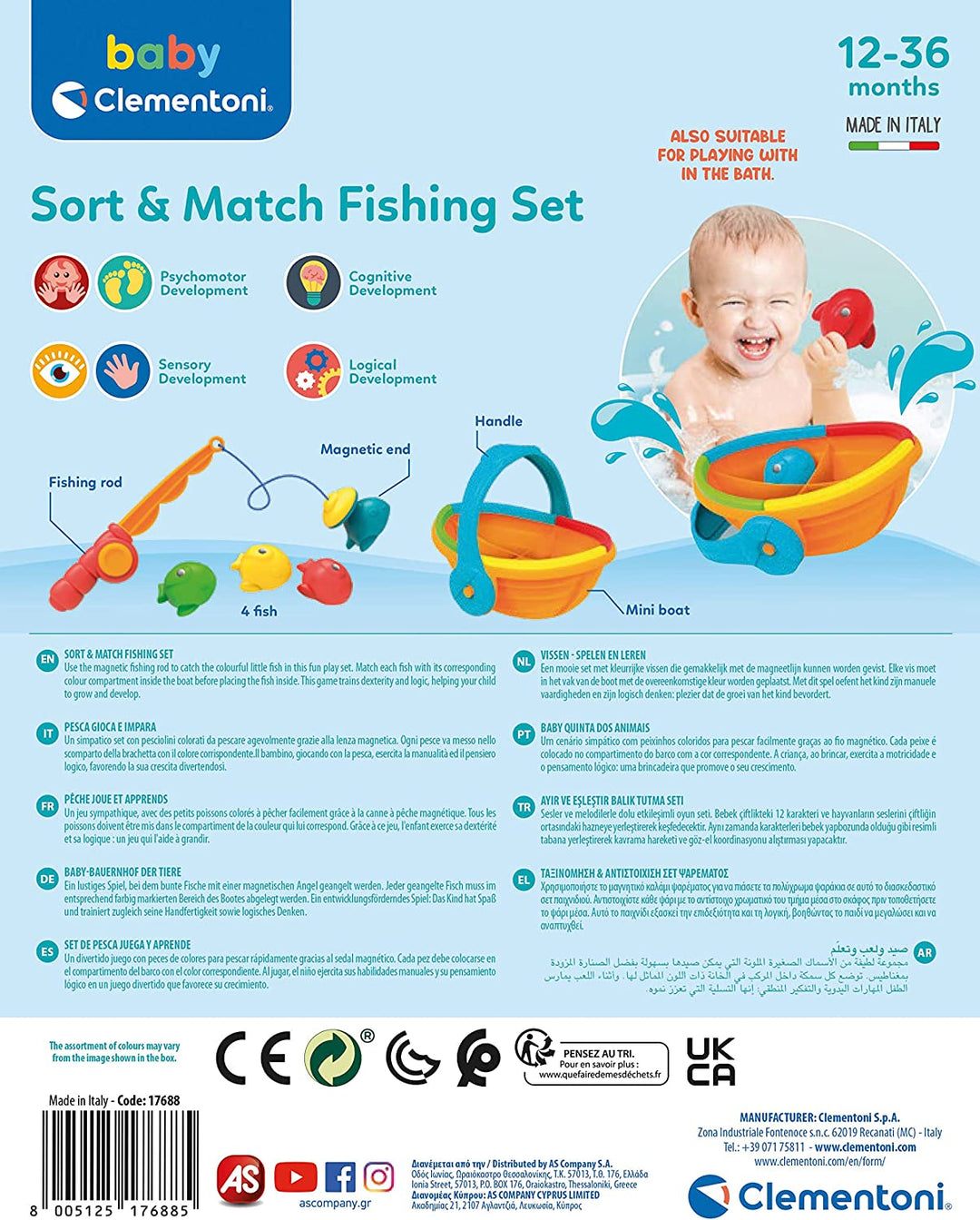 Juego De Pesca Magnético Motricidad Fina Niños