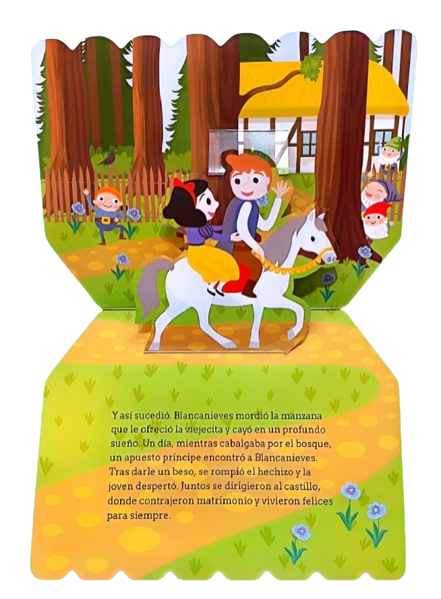 Libro Pop Up Blancanieves Y Los 7 Enanitos