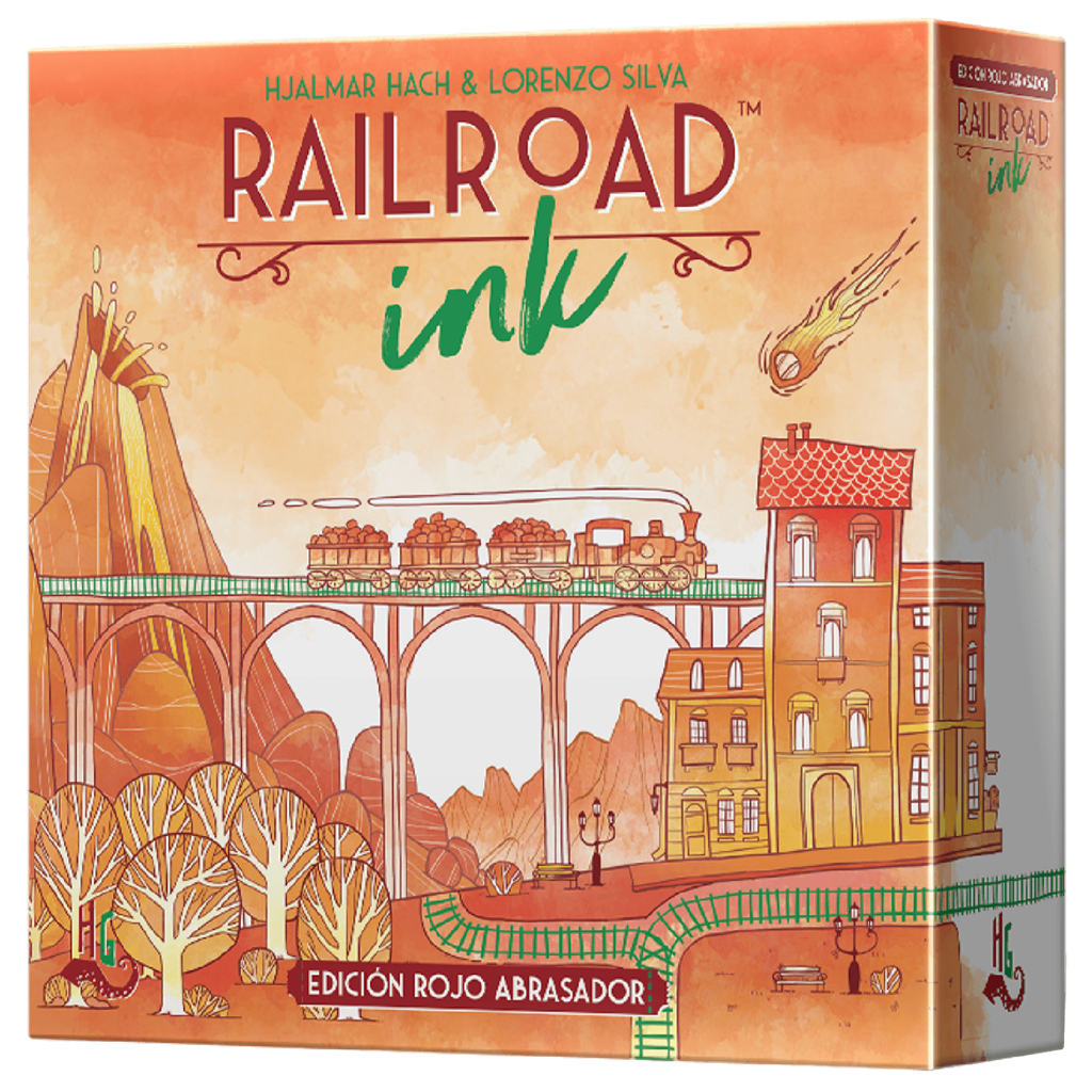 Juego De Mesa Railroad Ink Rojo