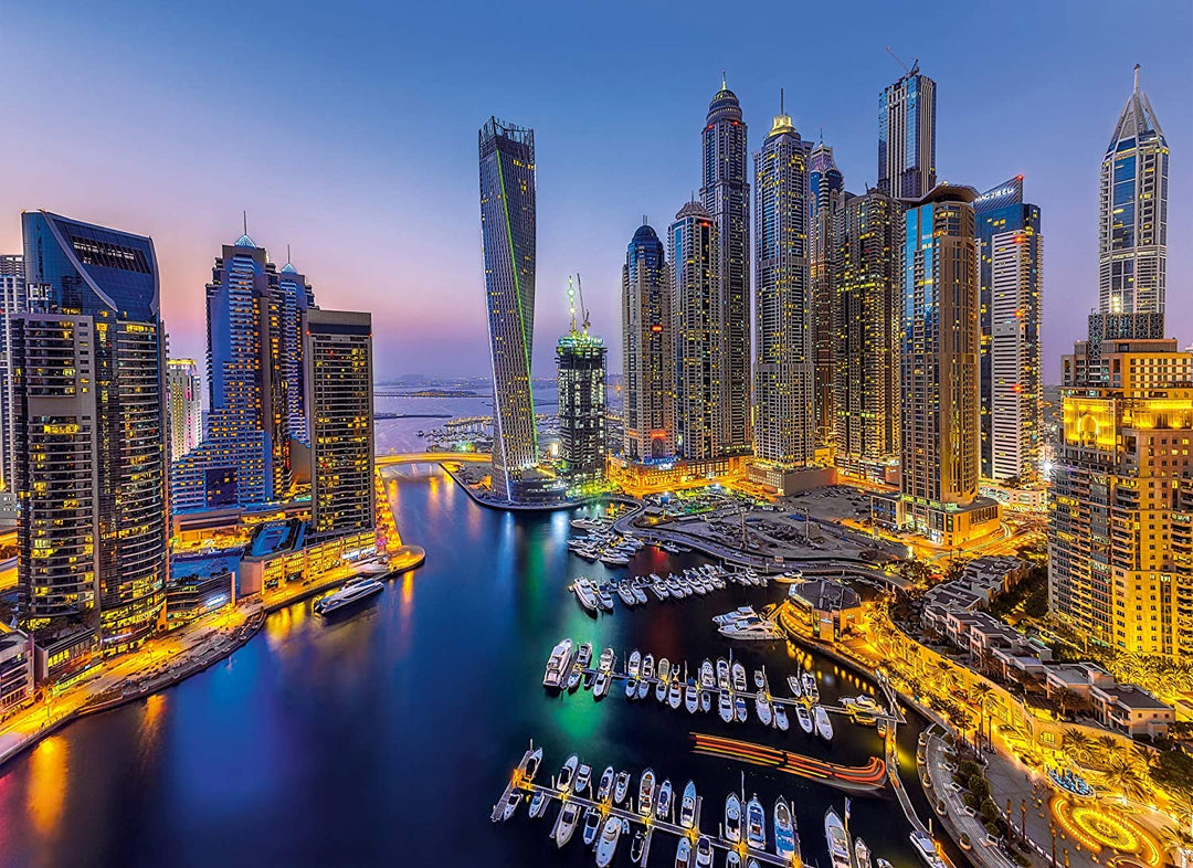 Rompecabezas 1000 Piezas Dubai Atardecer Niños