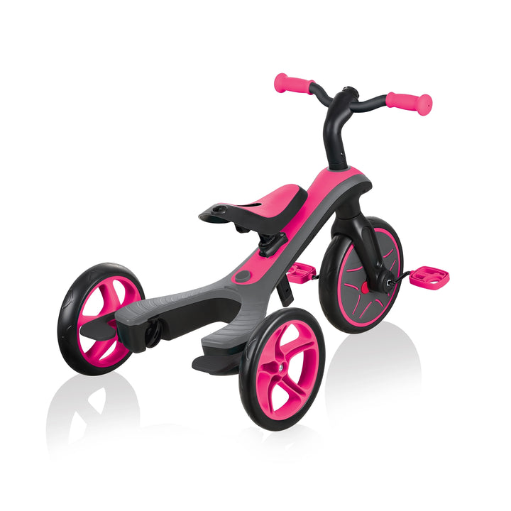 Triciclo y Bicicleta de Balance 4 en 1 Rosa para niños