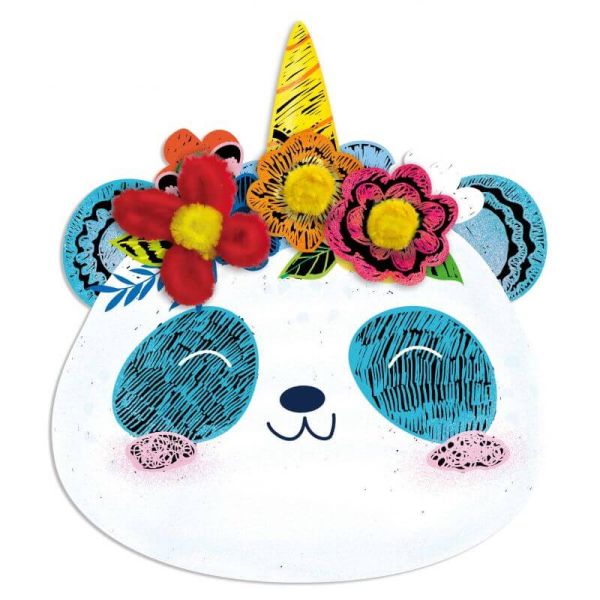 Set De Arte y Manualidades Para Raspar Pandas