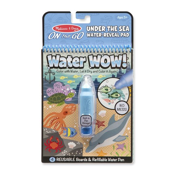 Libro para Pintar con Agua el Océano