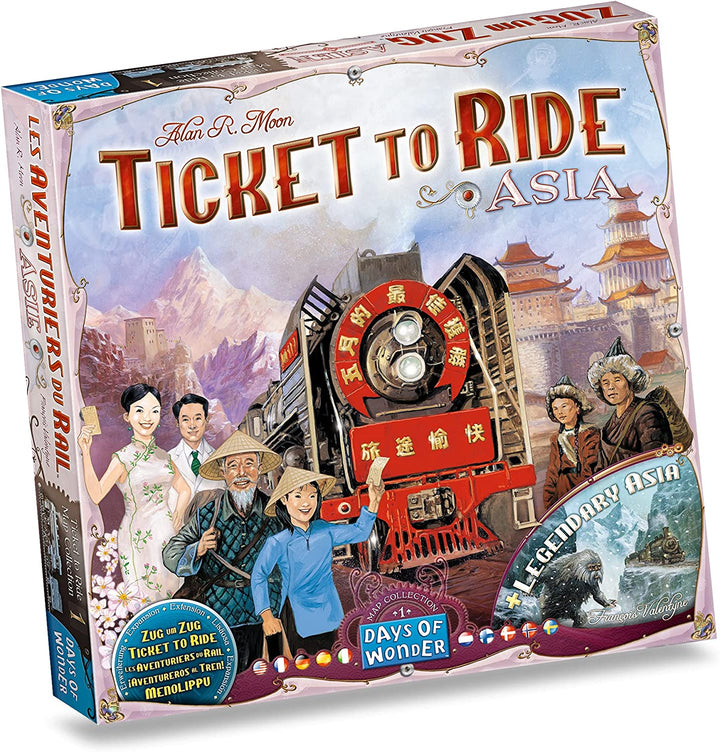Juego De Mesa Aventureros Al Tren Asia