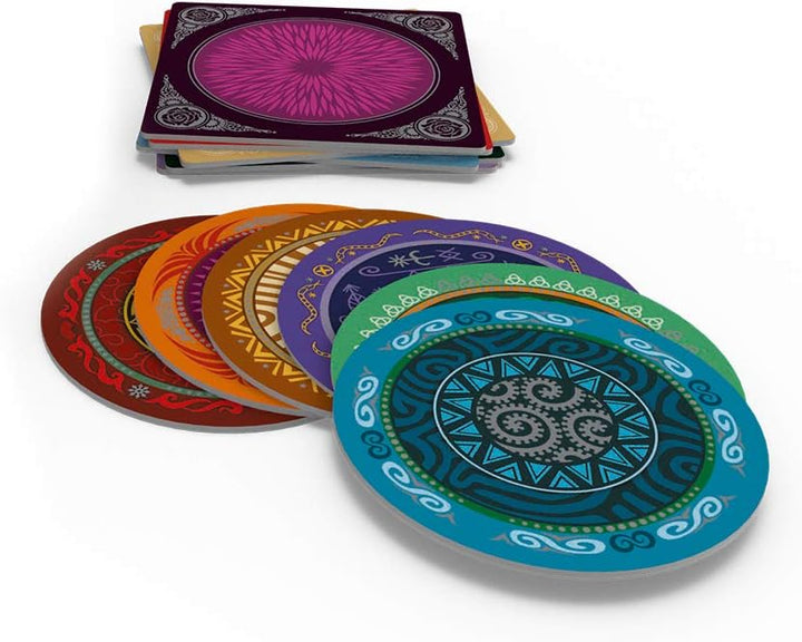Juego De Mesa Calaveras Coloridas