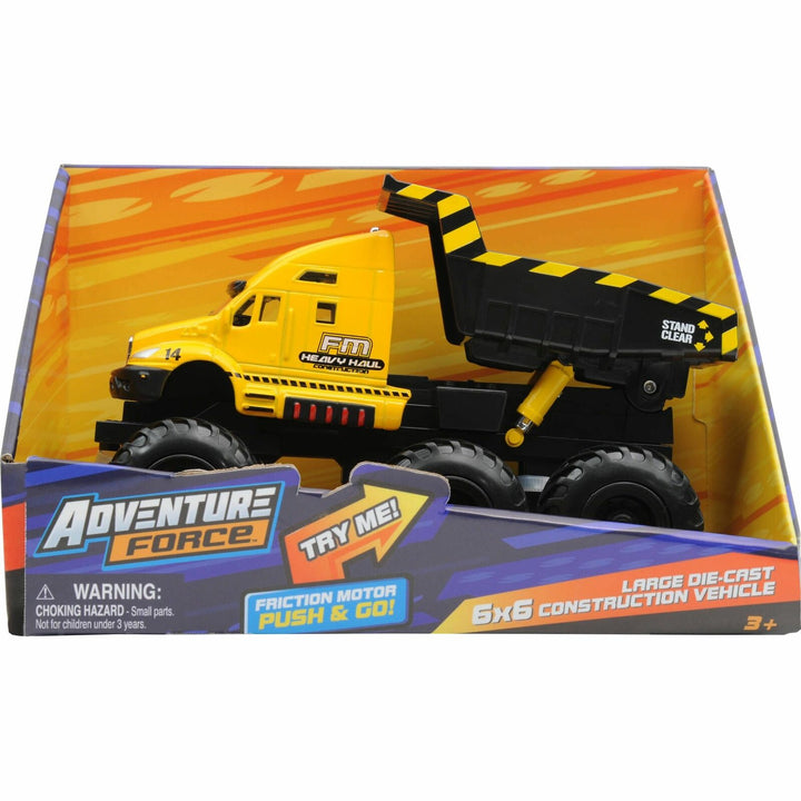 Camión De Construcción 6 x 6 Push &amp; Go Niños