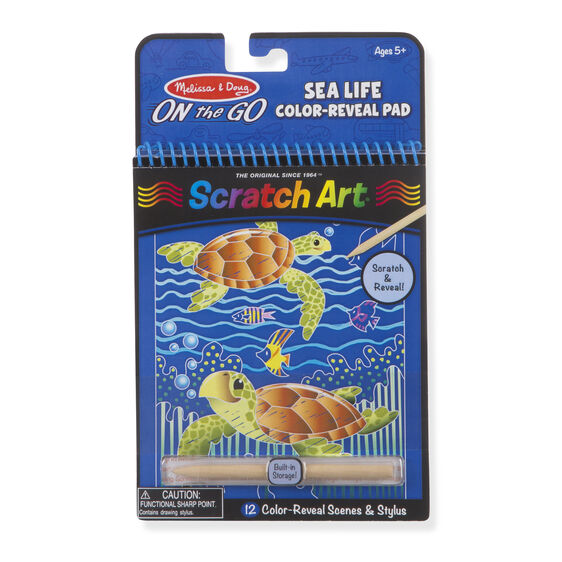 Libro para Revelar el Color Animales del Mar