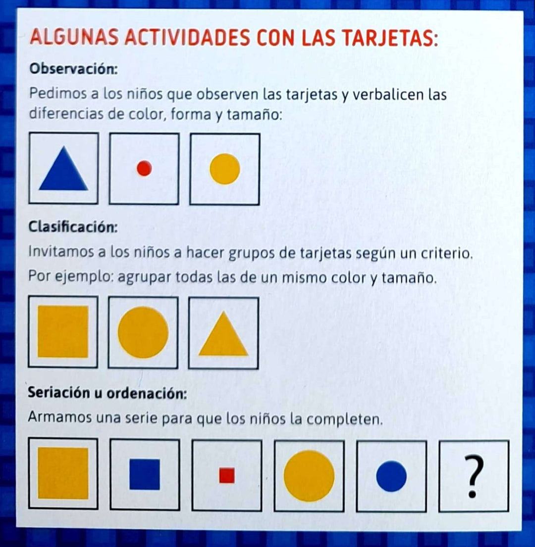 Juego Didactico Colores Formas y Tamanos