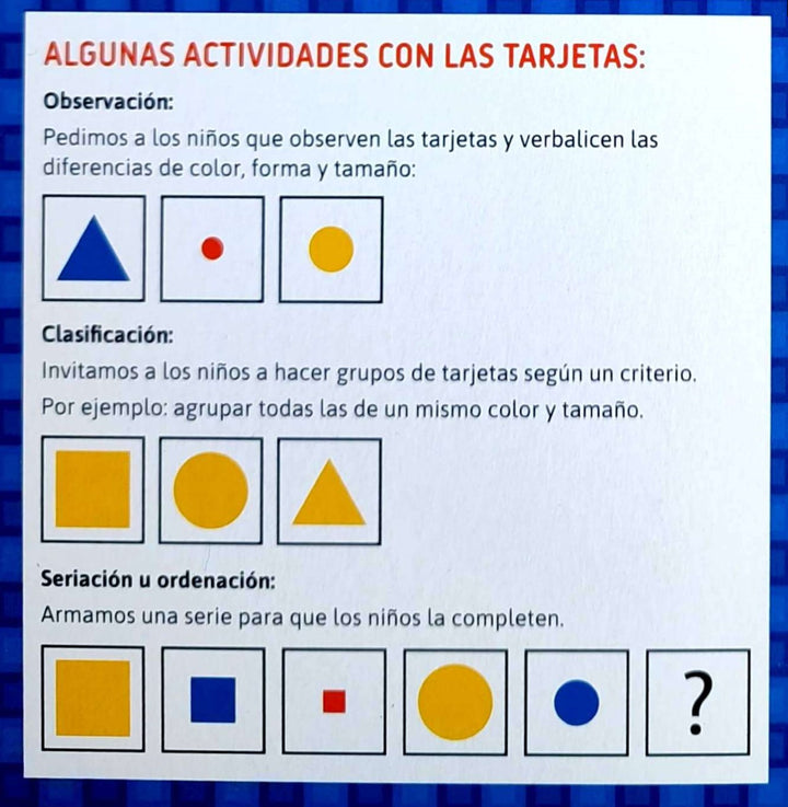 Juego Didactico Colores Formas y Tamanos