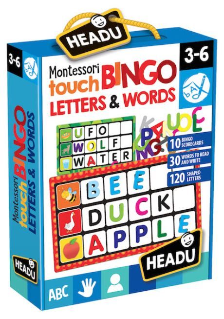 Bingo Montessori Sensorial Vocabulario