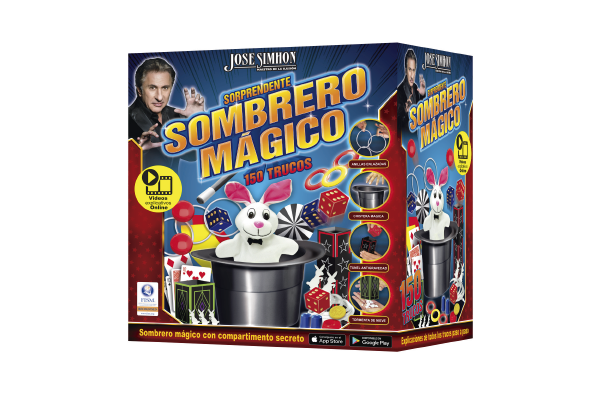 Set de Magia Sombrero Mágico 150 Trucos