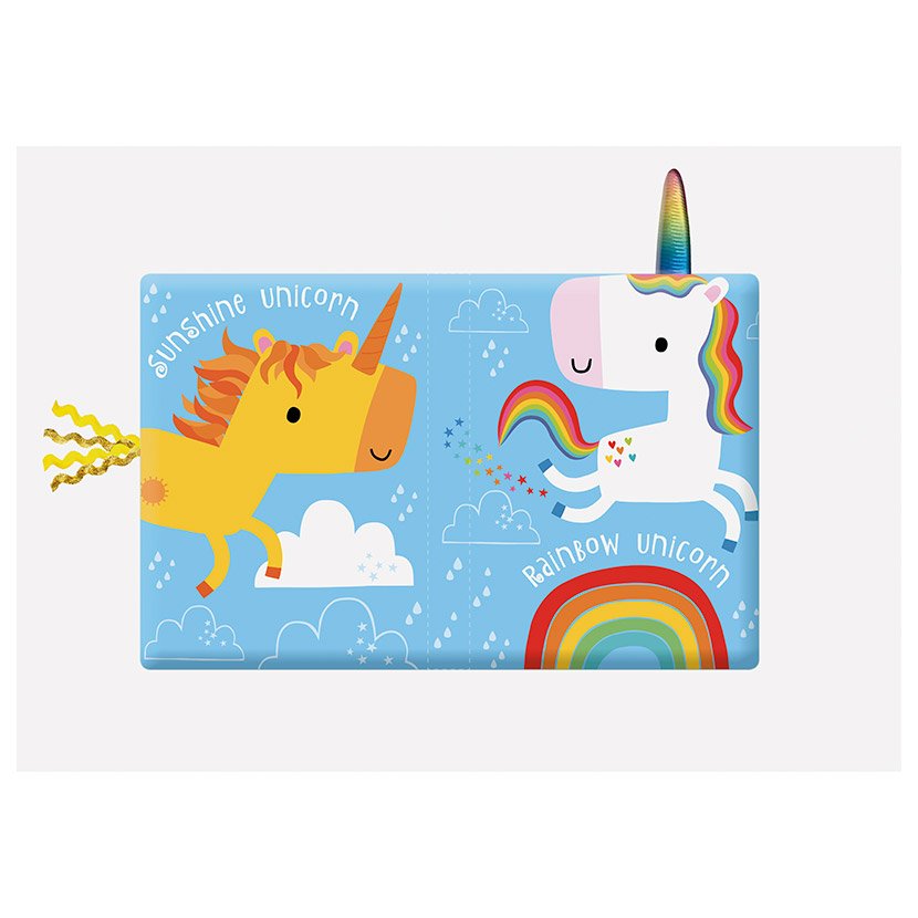 Libro De Texturas Suave Unicornio