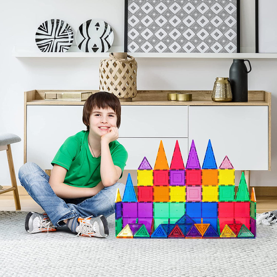 Juego De Construccion Magnetico 60 Piezas