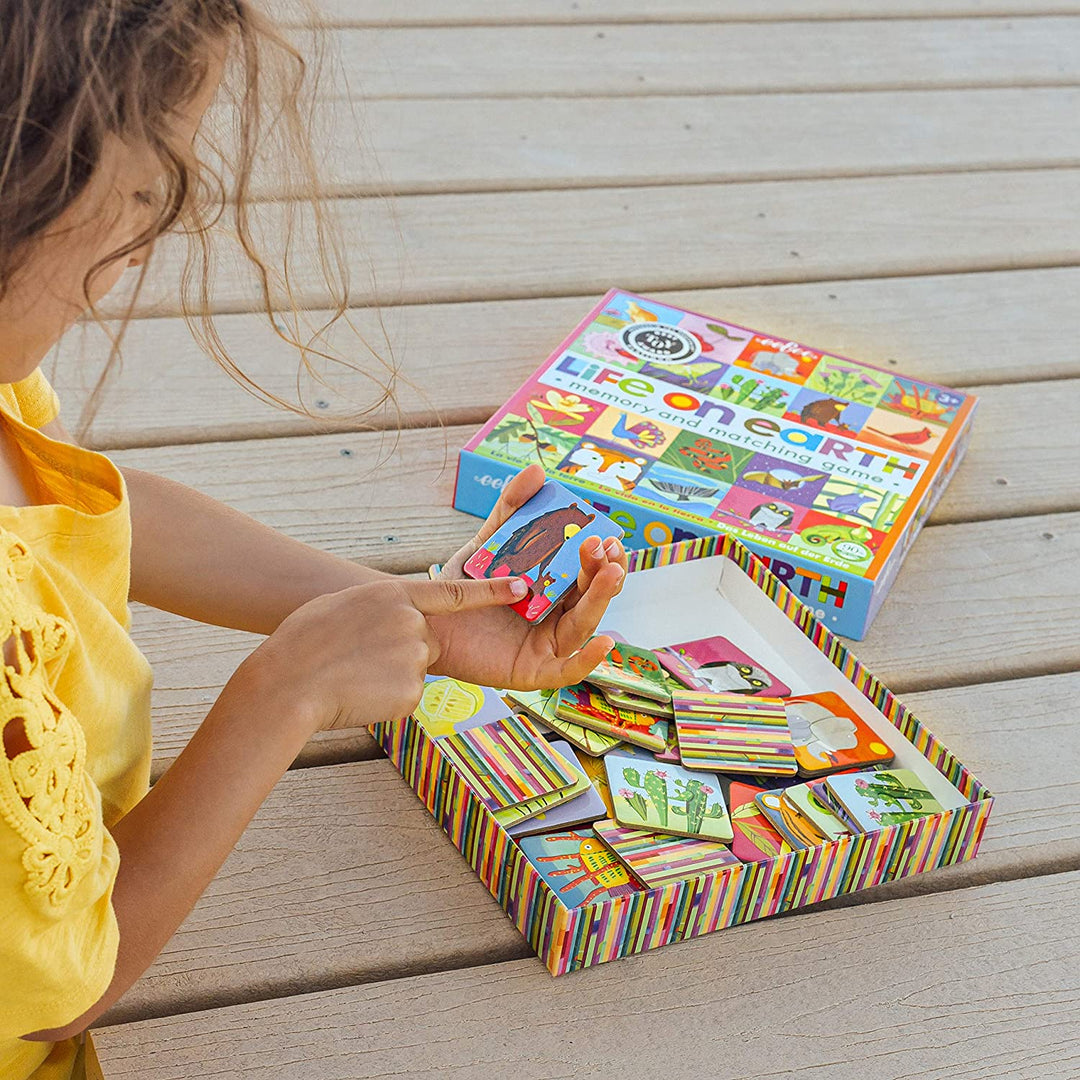 Juego De Memoria Vida En La Tierra Niños