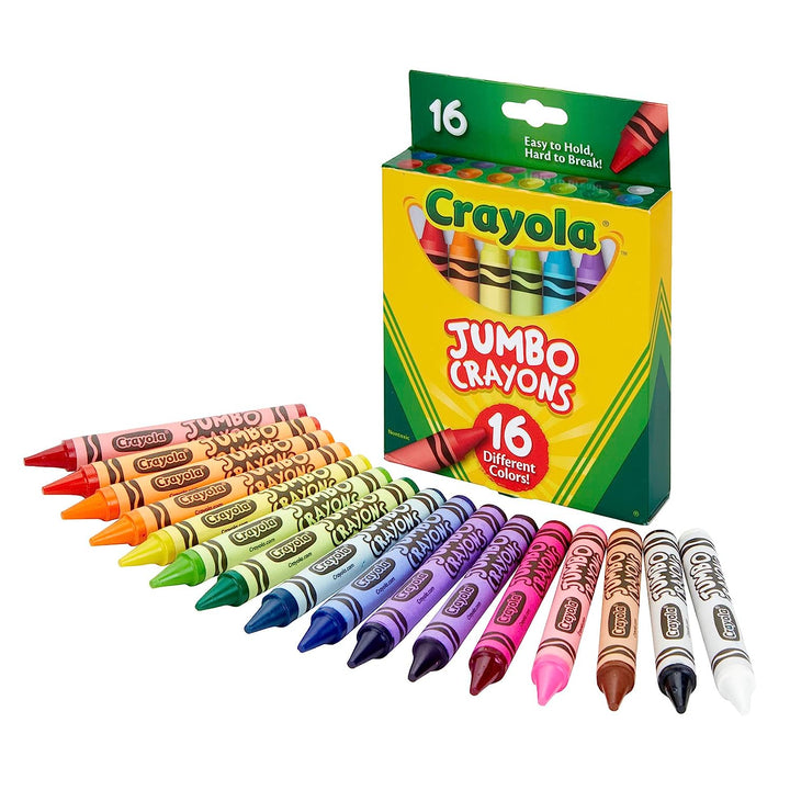 Caja De Crayones Gigantes Redondos 16Un
