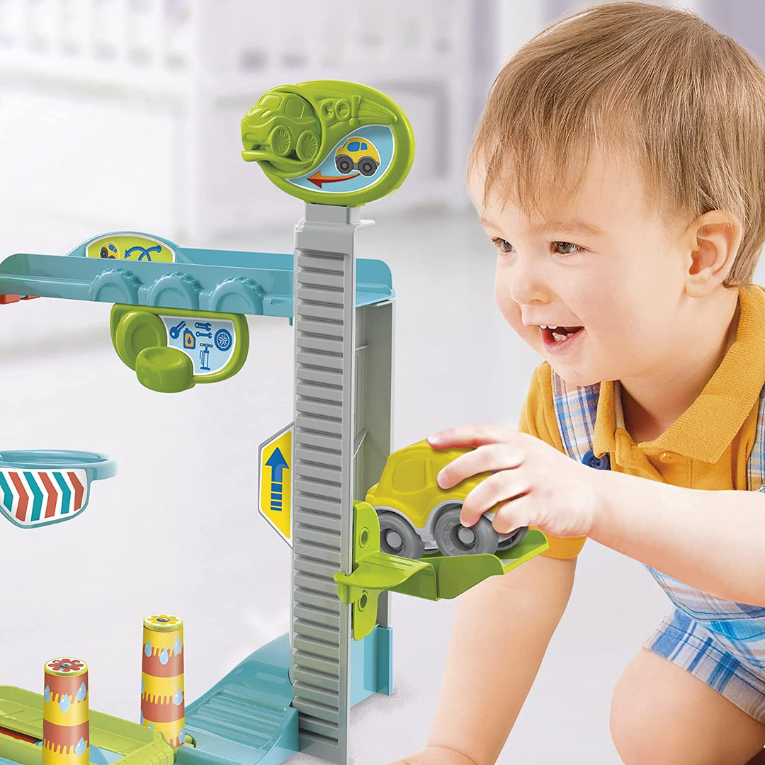 Juego Didáctico Pista De Carros Gira Y Aprende Niños
