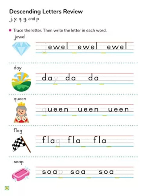 Libro Kumon Escritura A Mano En Ingles Niños