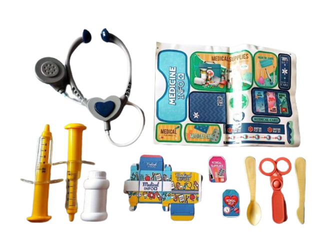 Set Mi Primer Maletin Medico 2 En 1 para niños