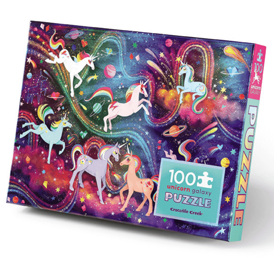 Rompecabezas Holográfico 100 Piezas Galaxia Unicornio