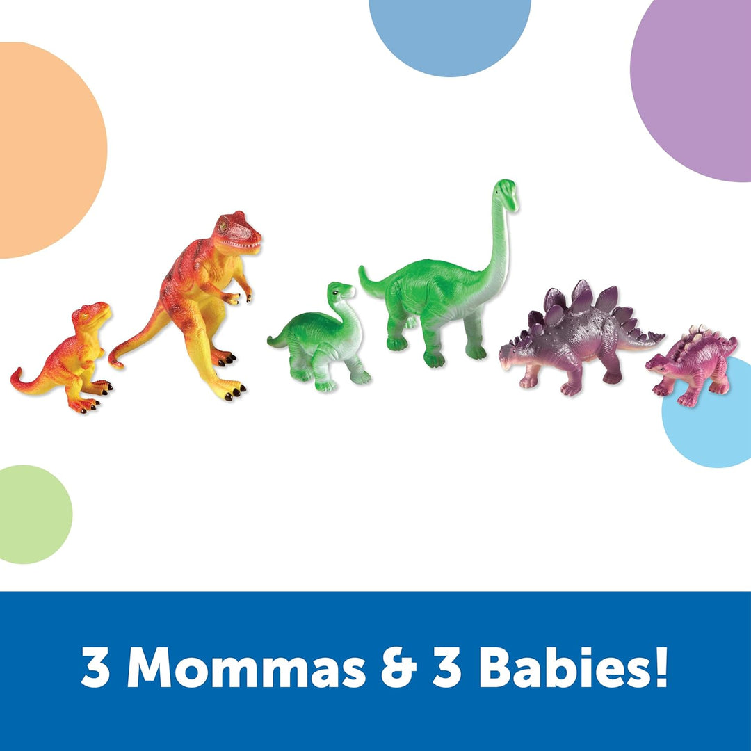 Set  Dinosaurios Mamás Y Bebes Jumbo Figuras Coleccionables