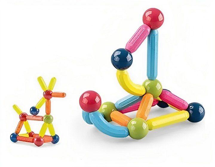 Juego De Construcción Magnético 25 Piezas Niños