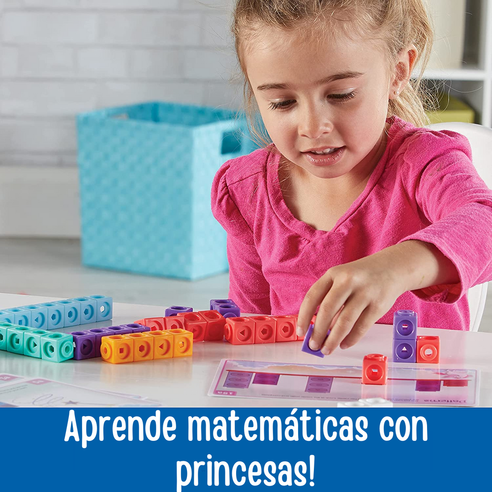 Juego didáctico Matemáticas Cubos Princesas para niños
