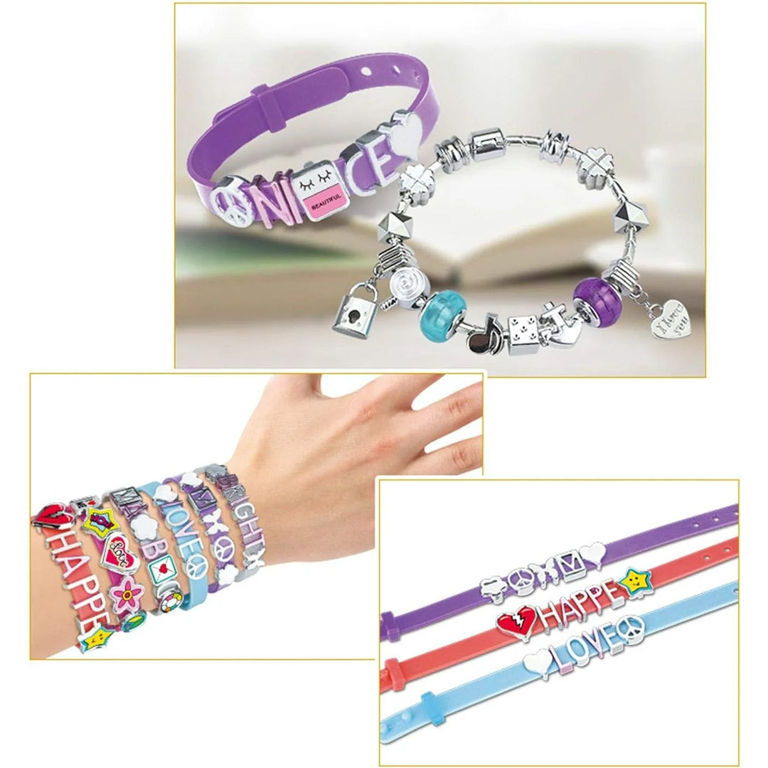 Juego Set Crea Tus Pulseras Creativas Para Niñas