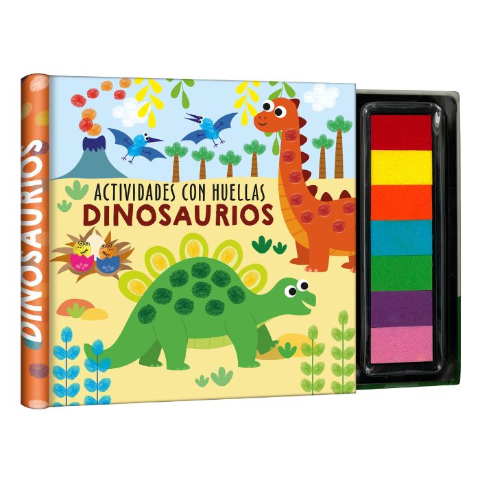 Libro Actividades Con Huellitas Dinosaurios