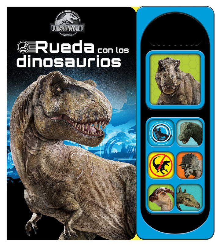 Libro Interactivo Rueda Con Los Dinosaurios