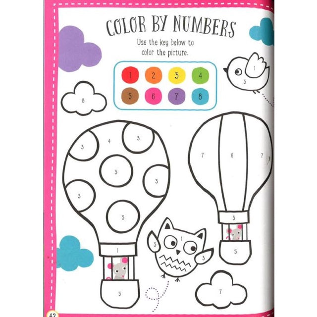 Libro De Actividades Con Stickers Buhos