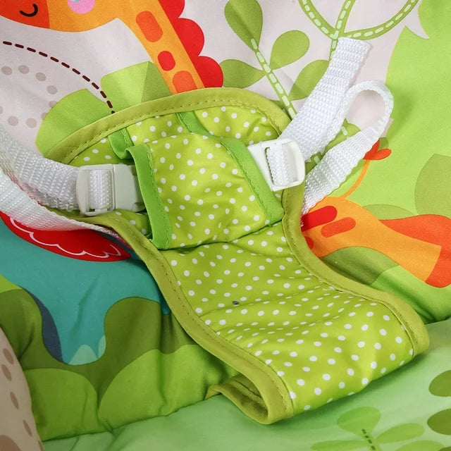 Silla Nido Verde Con Vibración  Para Bebe