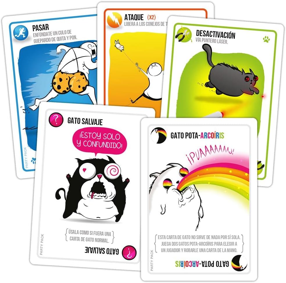 Juego De Mesa Exploding Kittens Fiesta