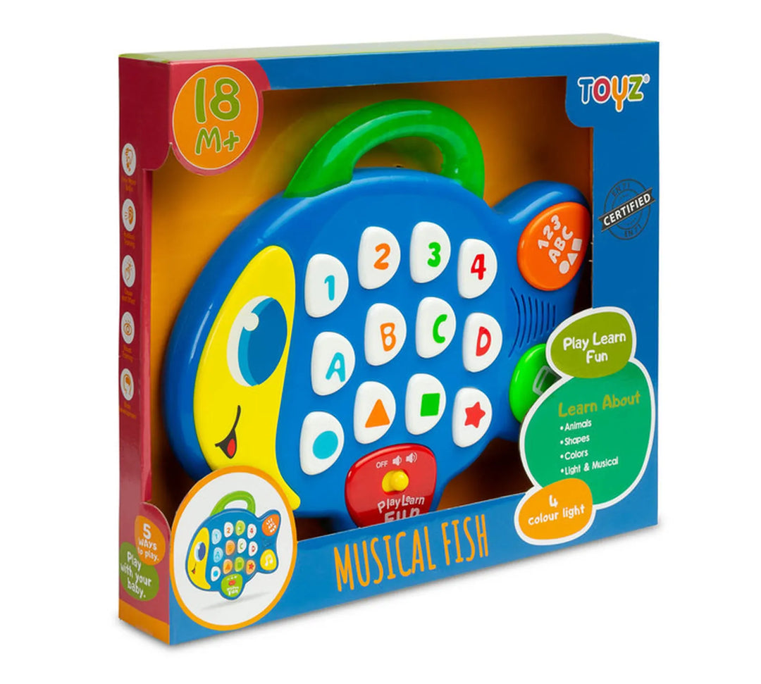 Juego Pez Interactivo Con Luces Para Niños