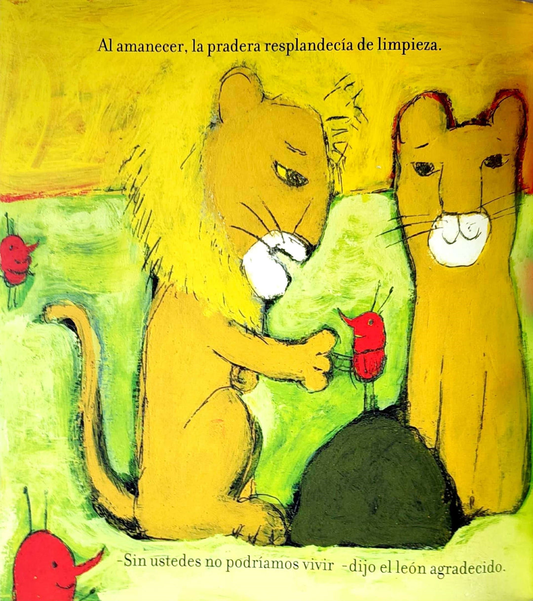 Libro Infantil El Leon Y Los Escarabajos Amalia Low