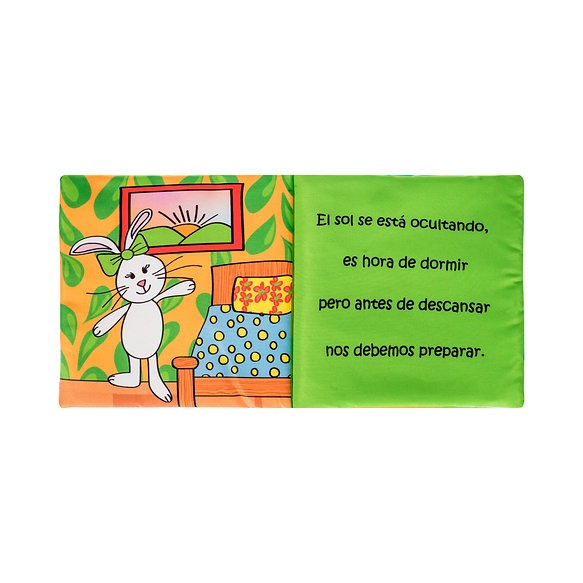 Libro De Tela Para Bebe Hora De Dormir